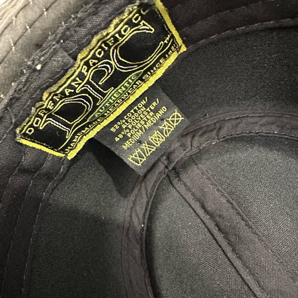 Dorfman Pacific Brown Weathered Outback Hat with Chin Cord Men's medium - Picture 4 of 6